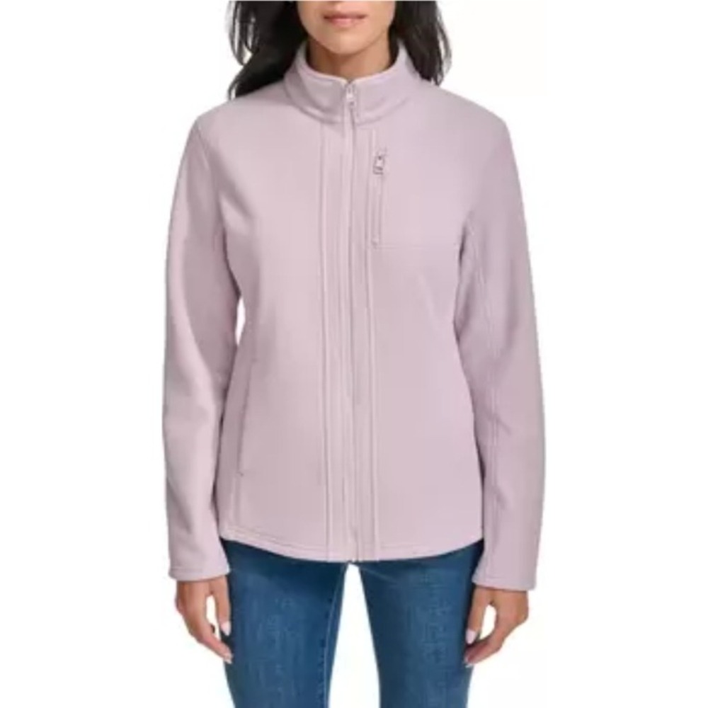 Andrew Marc Full Zip Jacket Soft Fleece Lined Pockets Lavender XL NWT